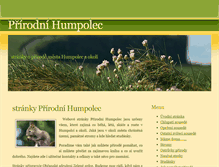 Tablet Screenshot of prirodnihumpolec.cz